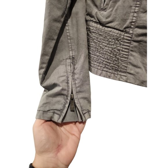 Grey Moto Jacket - Picture 4 of 7